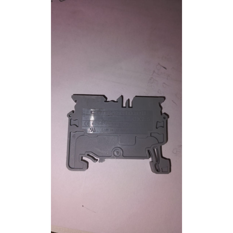 Connectwell CX2.5 – 2.5 mm² Feed-Through Spring Clamp Terminal Block