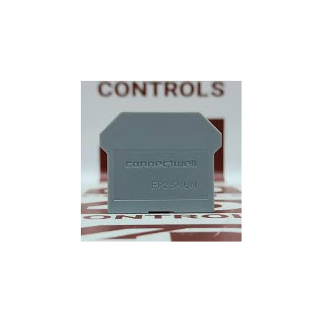 Connectwell EP2.5/4UN – End Plate for 2.5 mm & 4 mm Terminal Blocks