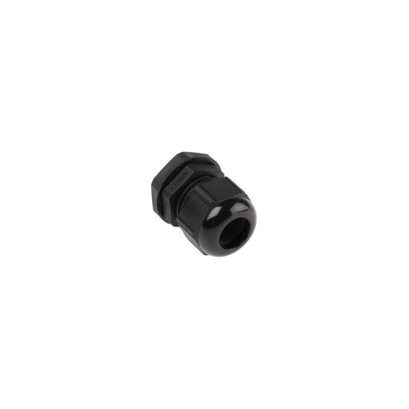 Cable Gland M20 × 1.5 – Black Nylon Waterproof Strain Relief Connector